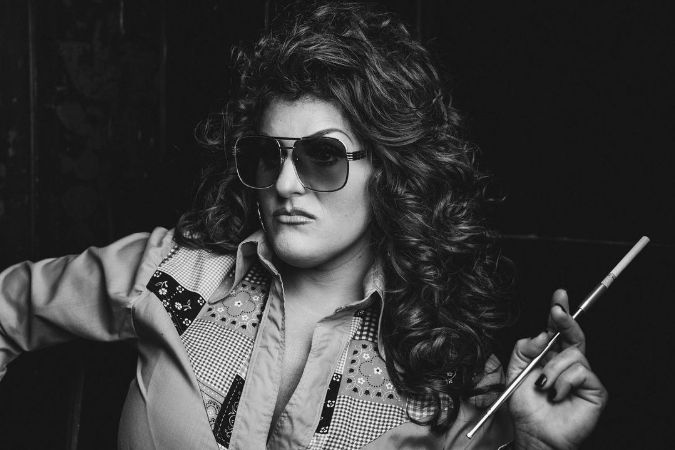 Hannah Dasher posing for the photo.